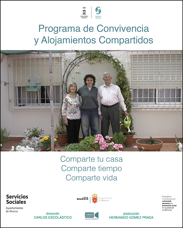 Cortometraje dirigido por Carlos Escolástico "Programa de Convivencia y Alojamientos Compartidos" Ayuntamiento de Murcia